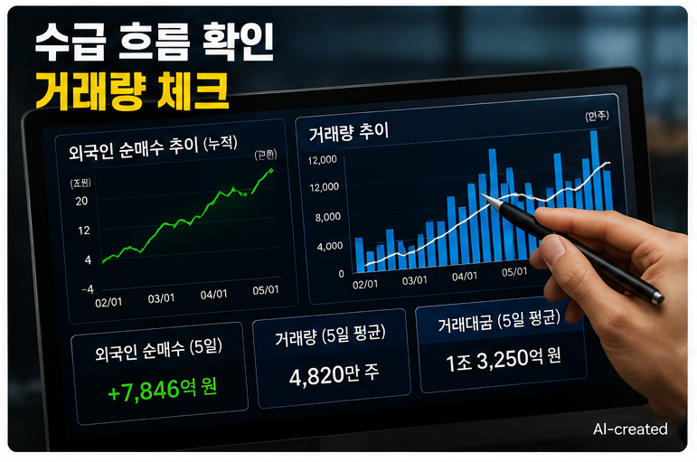 SK하이닉스 목표가 흐름에서 유지 가능 구간과 과열 위험 구간을 비교하는 기준 이미지