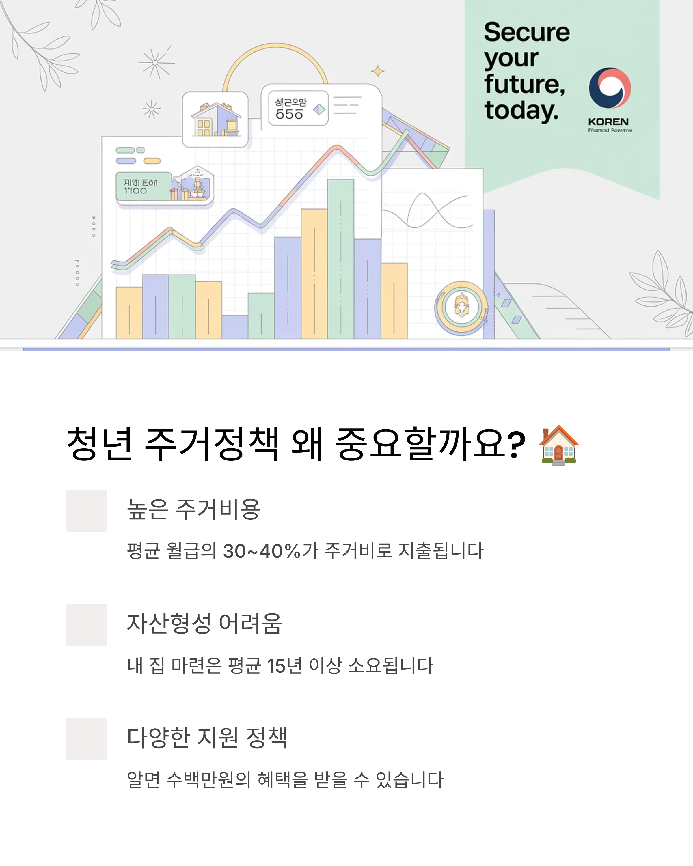 청년 주거정책 왜 중요할까요?