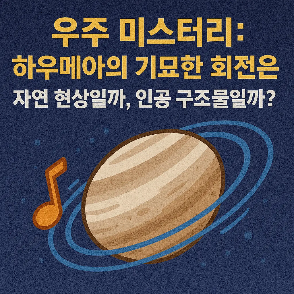 하우메아의 기묘한 회전은 자연 현상일