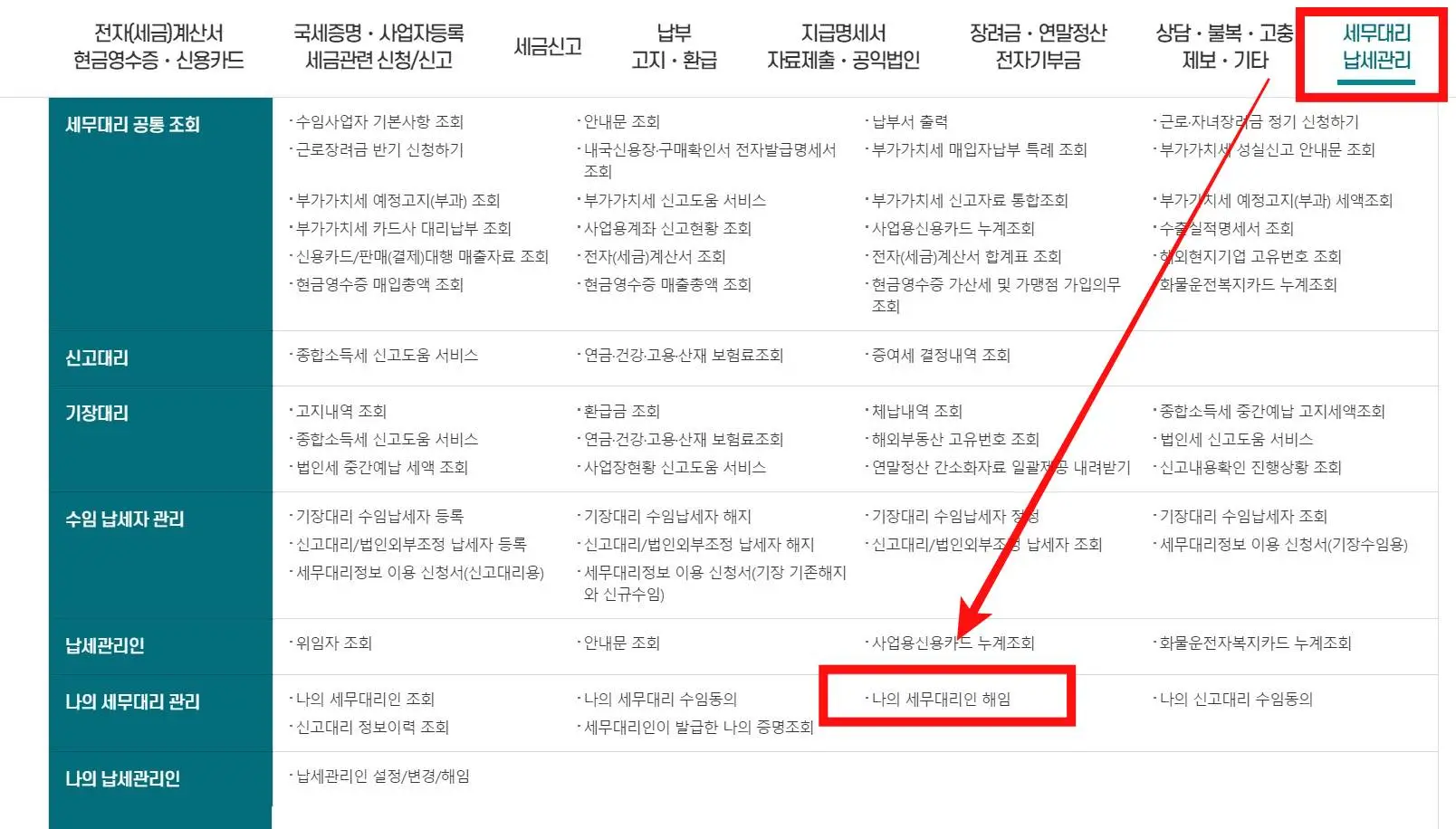 홈택스1