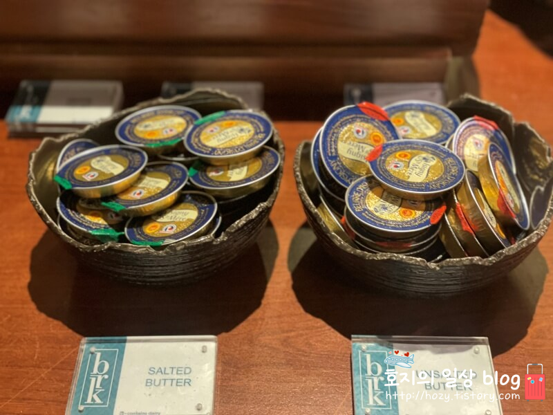 JW메리어트 싱가포르 조식 뷔페 버터