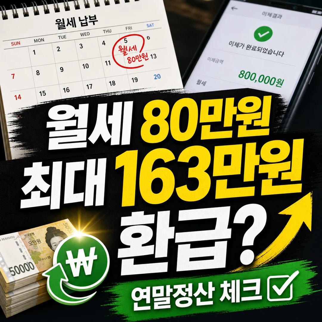 월세-80만원-연말정산-세액공제