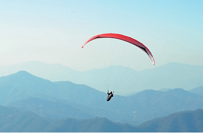 유명산-패러글라이딩