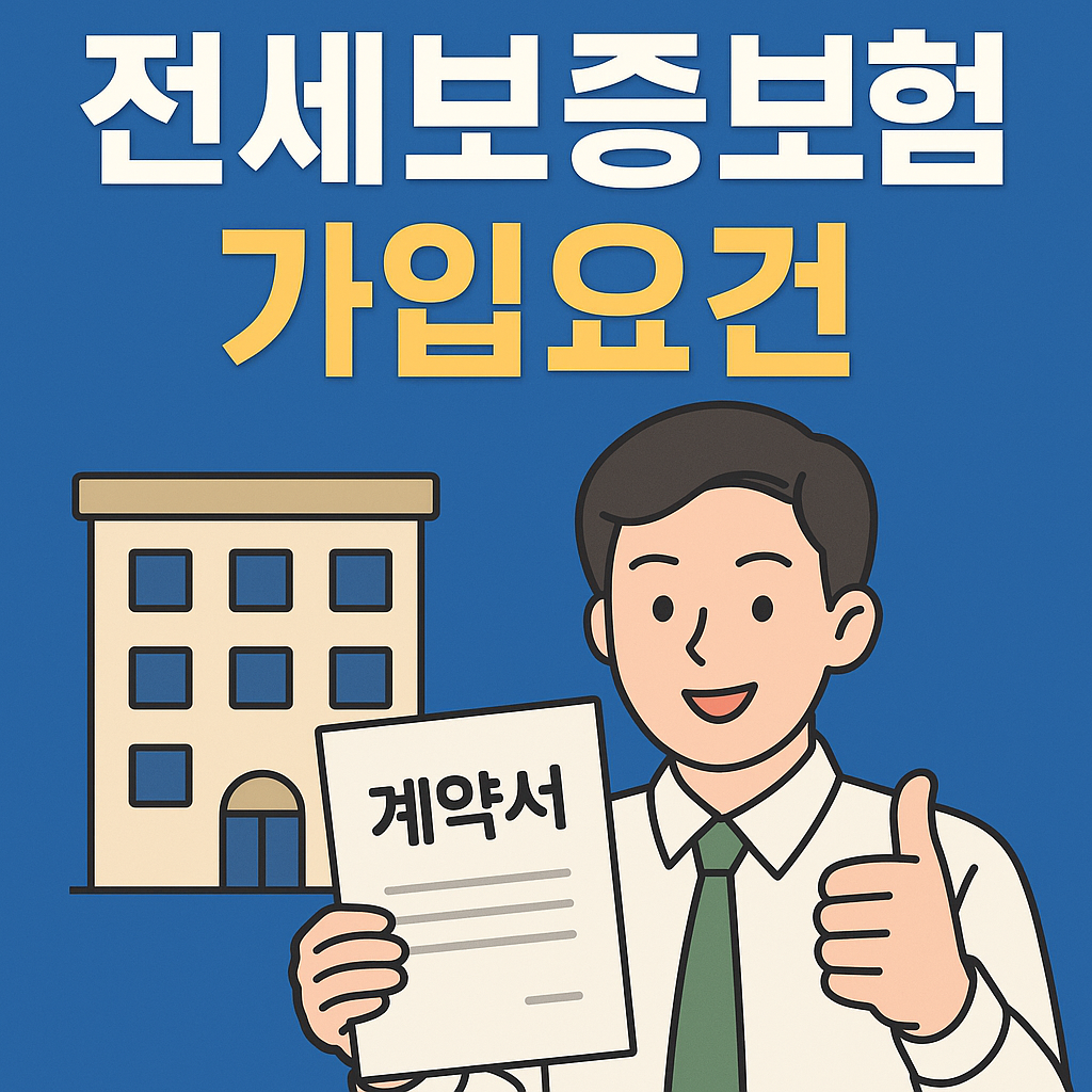 전세보증보험 가입요건