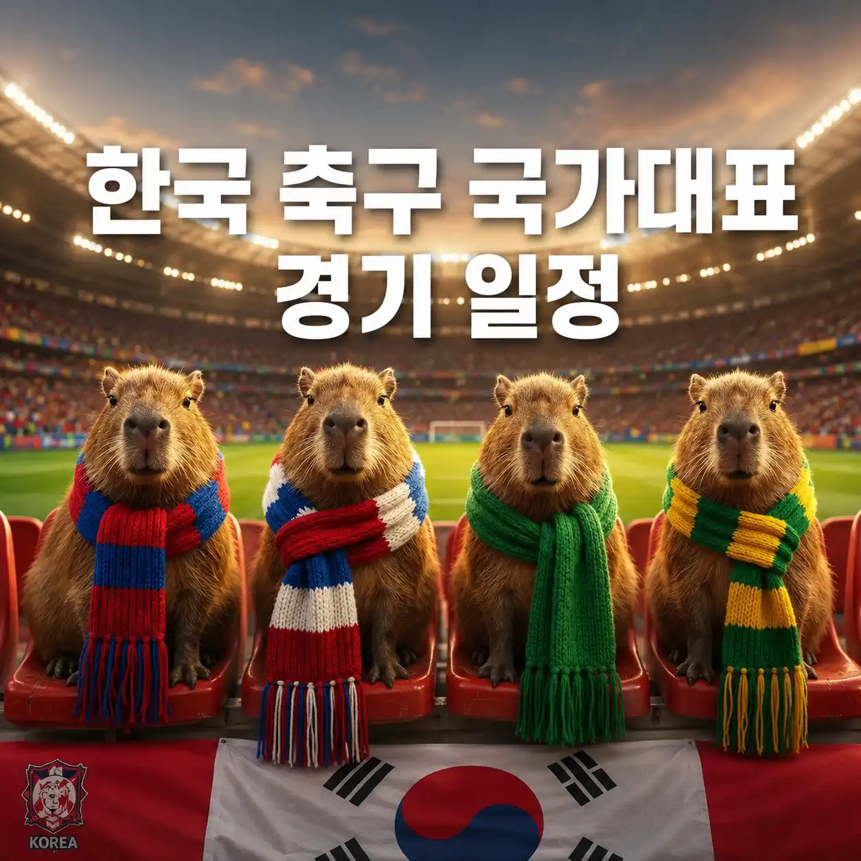 한국 축구 국가대표 경기일정을 알려주는 글의 썸네일