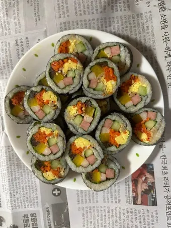 김밥 맛있게 싸는 방법 정리_10