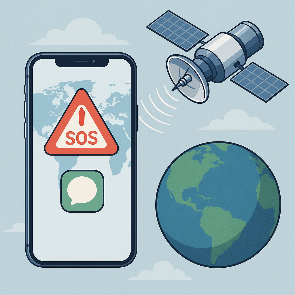애플, 위성 통신 기능을 긴급 SOS에서 실시간 데이터 전송으로 확장 추진