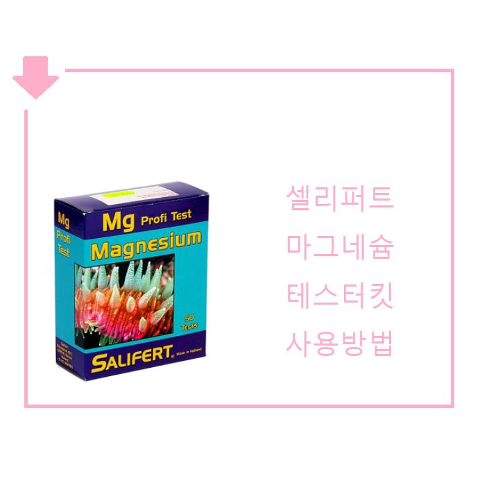 어항 수조 물성치 측정하는 방법