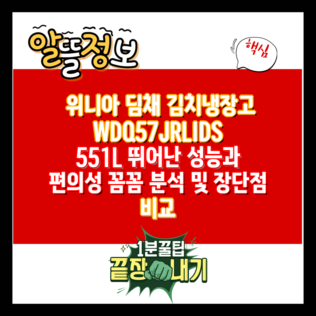 위니아 딤채 김치냉장고 WDQ57JRLIDS 551L