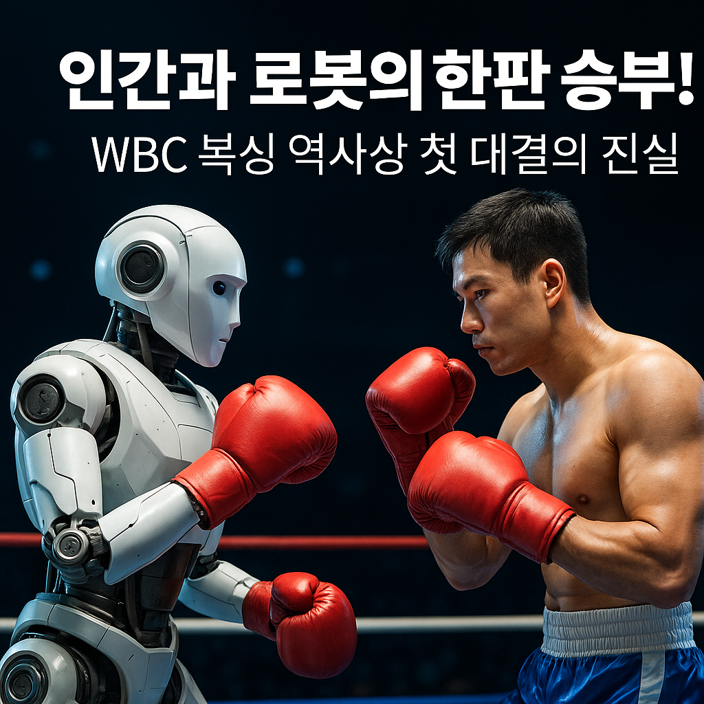 인간과 로봇의 한판 승부
