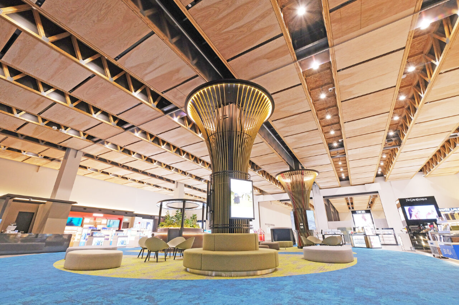 구마모토 국제공항 내부 인테리어