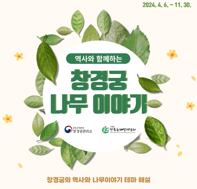 창경궁 나무 이야기 해설 관람