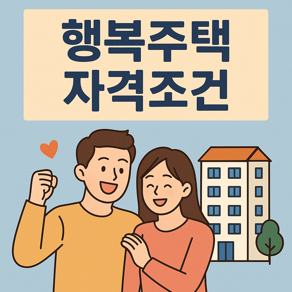 행복주택 자격조건