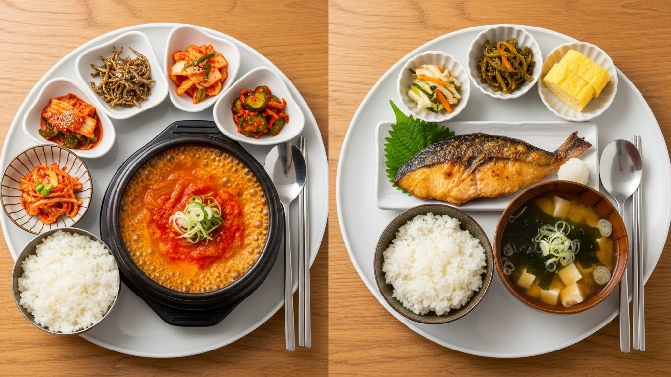 일본과 한국 식문화 관련 사진