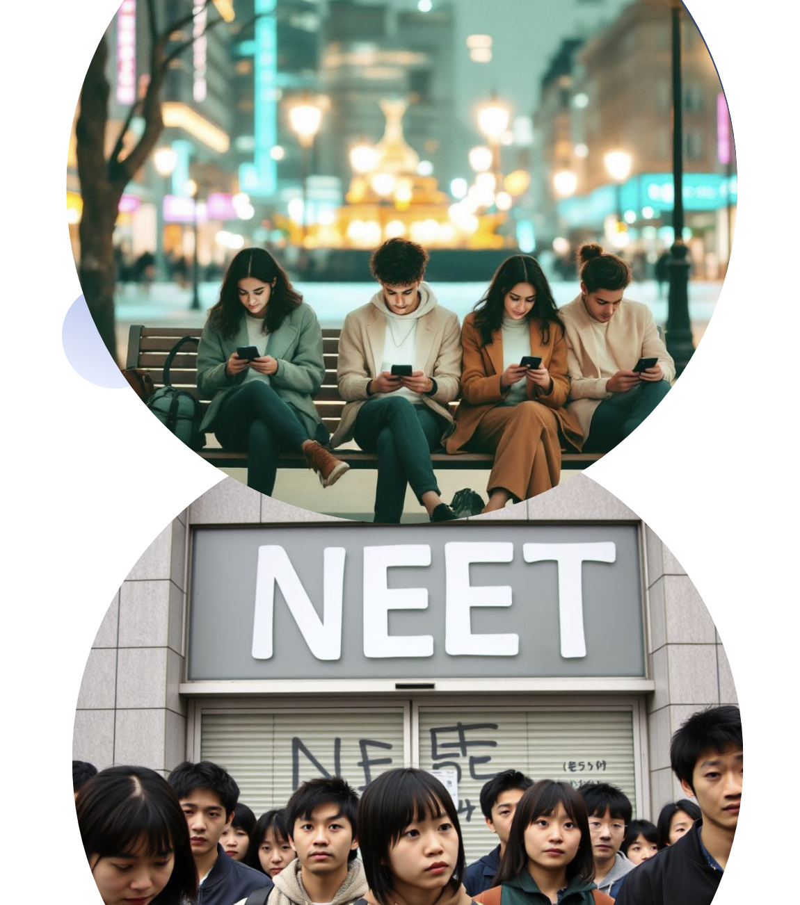 니트족, 사회적 문제-이미지