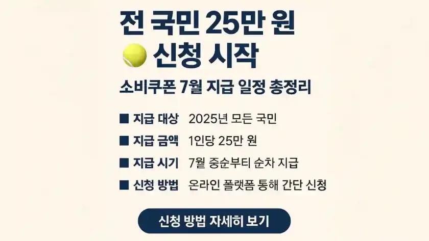 전국민 25만원 민생지원금