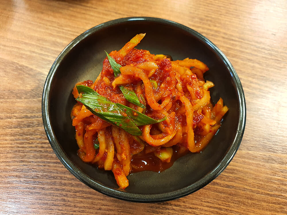 성남 중앙시장 수미식당- 기본반찬2