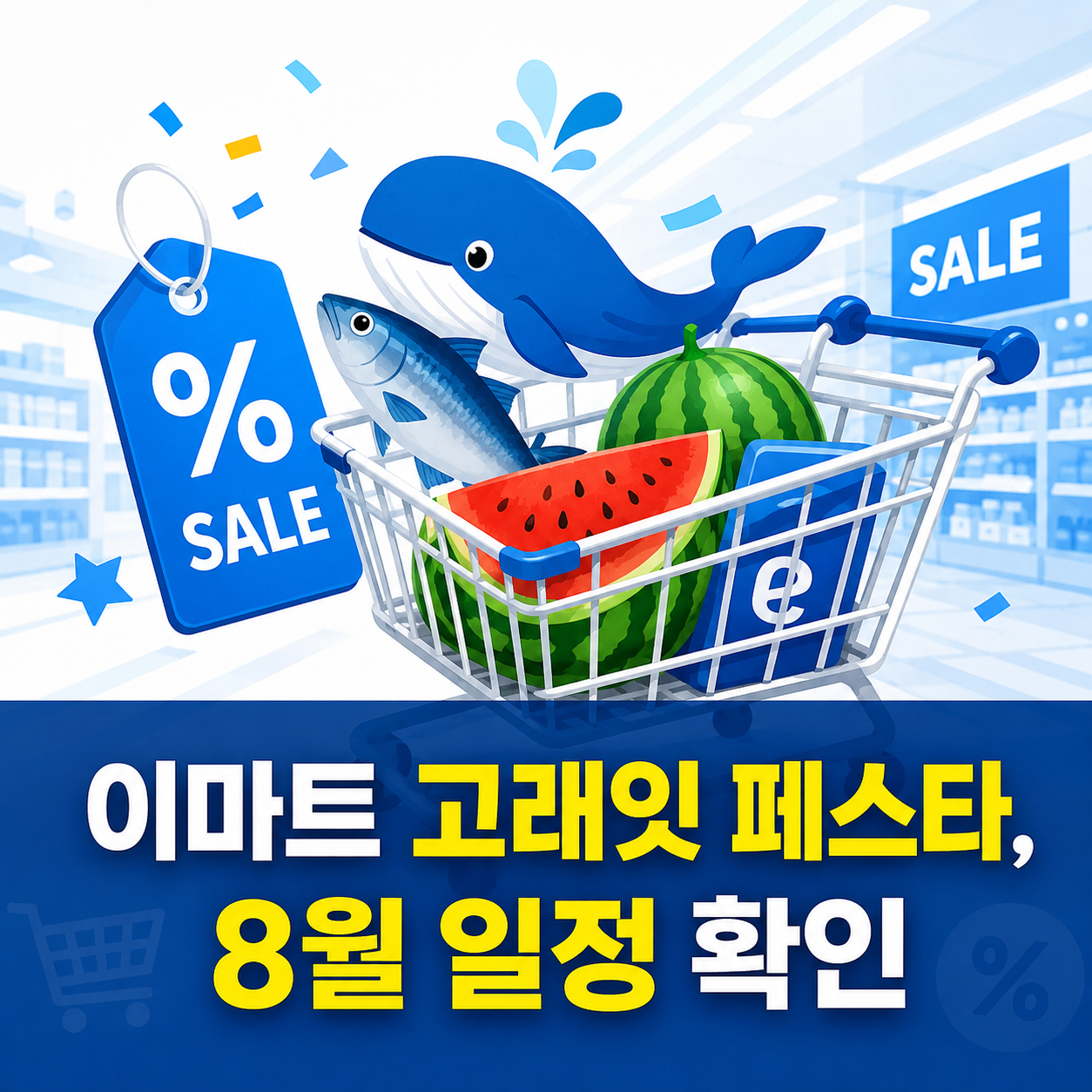 이마트 고래잇 페스타 8월 일정