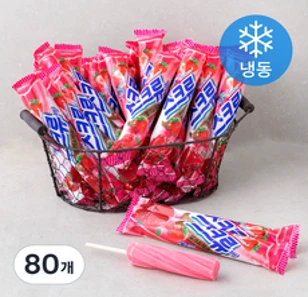 롯데웰푸드 스크류바 (냉동)&#44; 80ml&#44; 80개