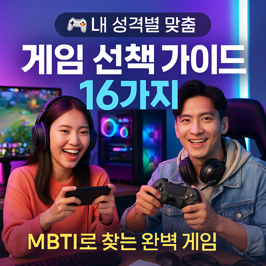 MBTI별 게임 선택 가이드