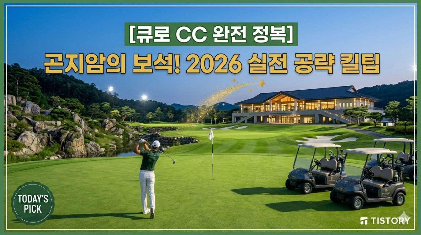 큐로 CC 완전 정복: 다이나믹한 코스와 환상적인 야간 라운딩의 묘미 (2026)