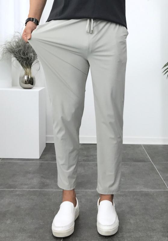 남자 냉장고 바지 여름 밴딩 사방스판 아이스 커플 슬랙스