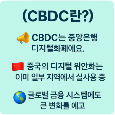 CBDC는 중앙은행 디지털화폐