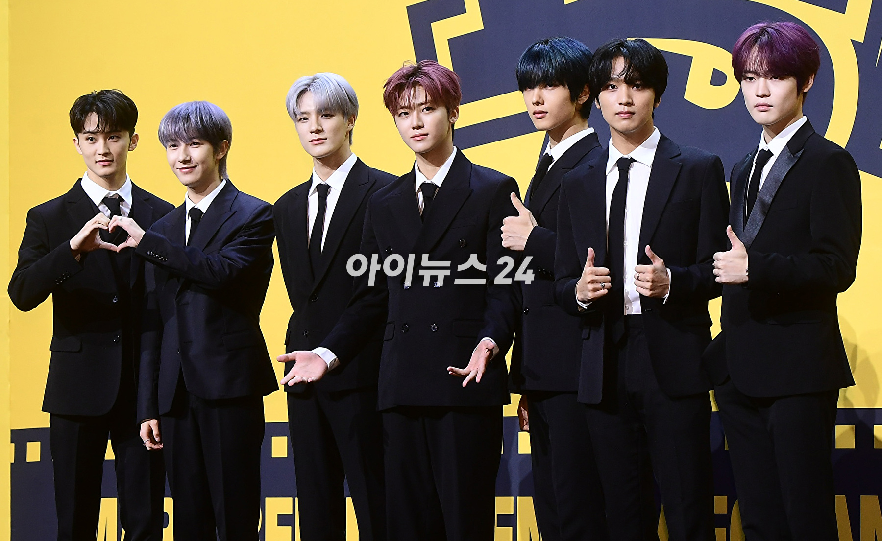 그룹 엔시티 드림(NCT DREAM)이 17일 오후 서울 송파구 잠실 롯데호텔에서 열린 정규 3집 아이에스티제이(ISTJ) 기자회견에 참석하고 있다. [사진=정소희 기자]