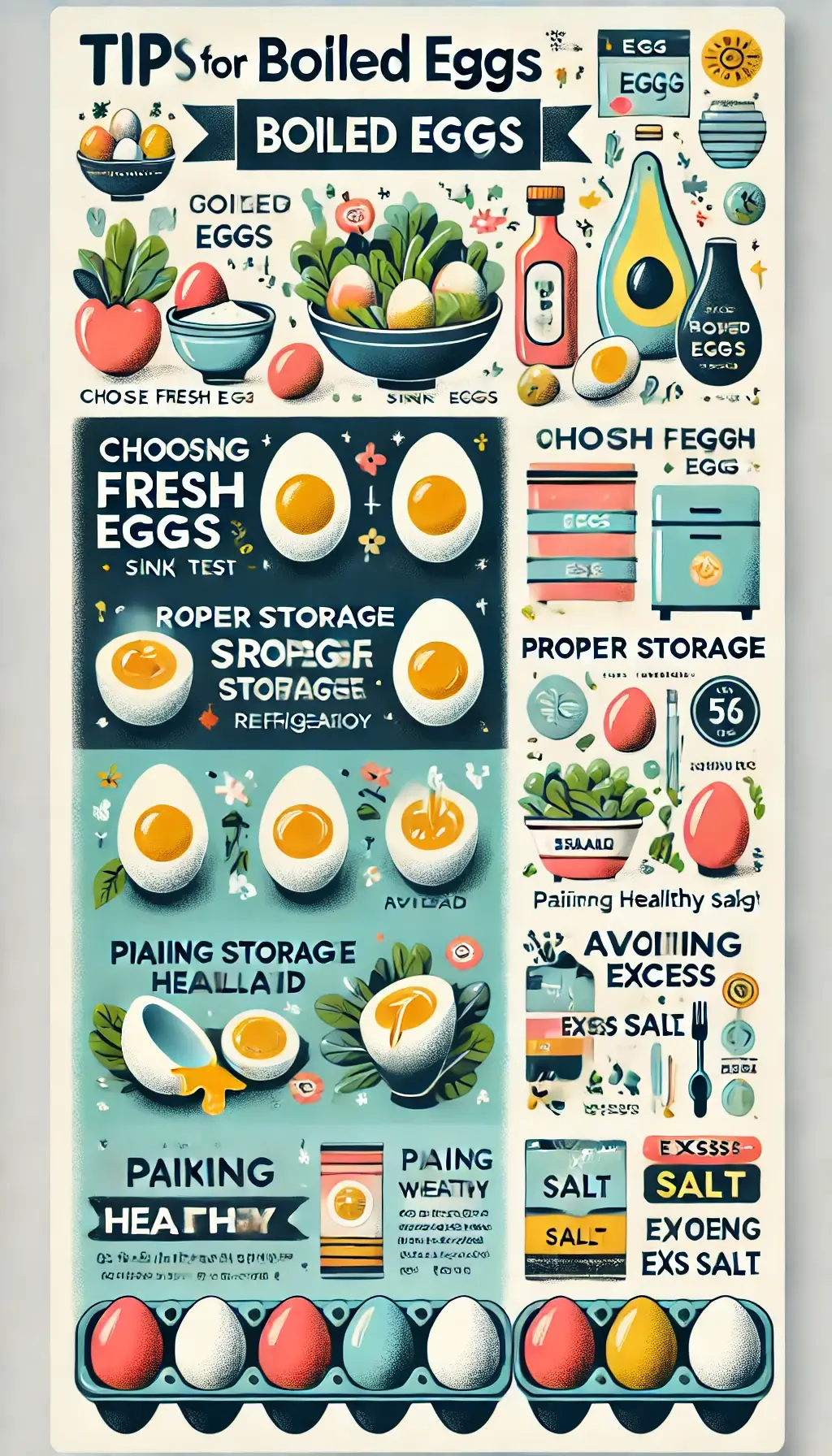 삶은 계란을 건강하게 먹는 방법