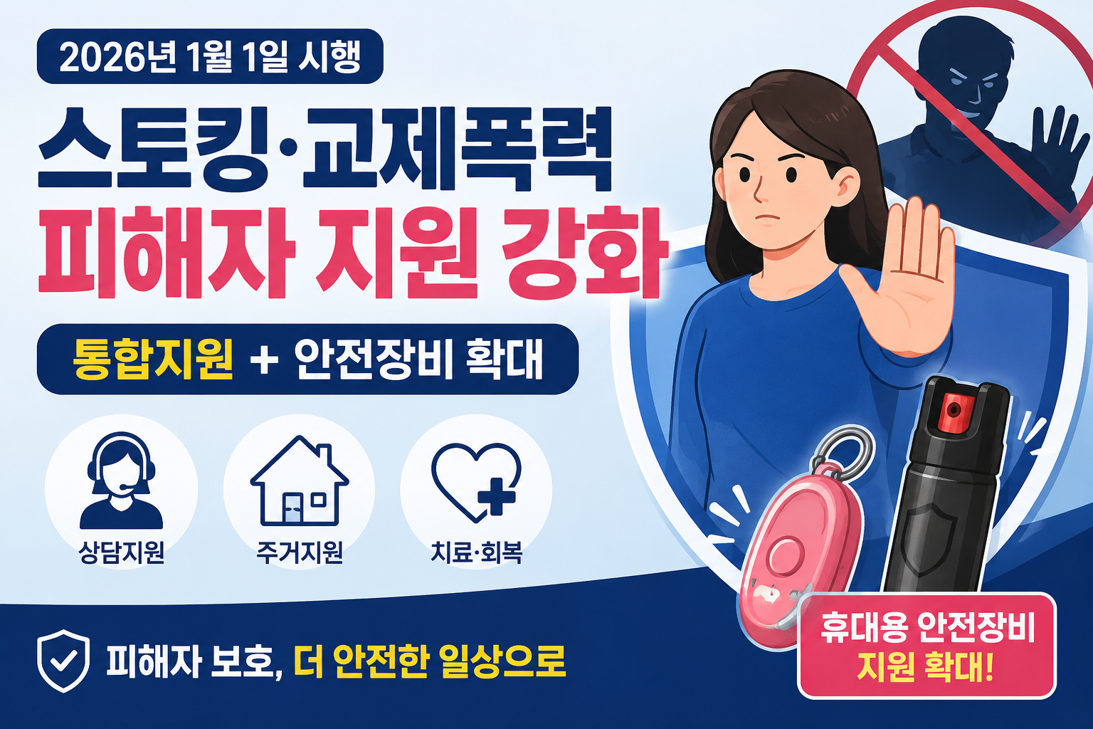 스토킹 피해자지원 강화