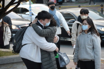 수능시험 모습