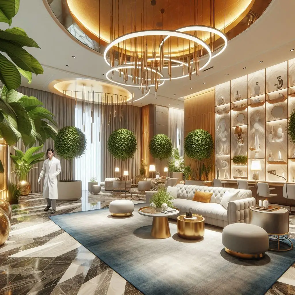 피부,체형관리 샵 배경