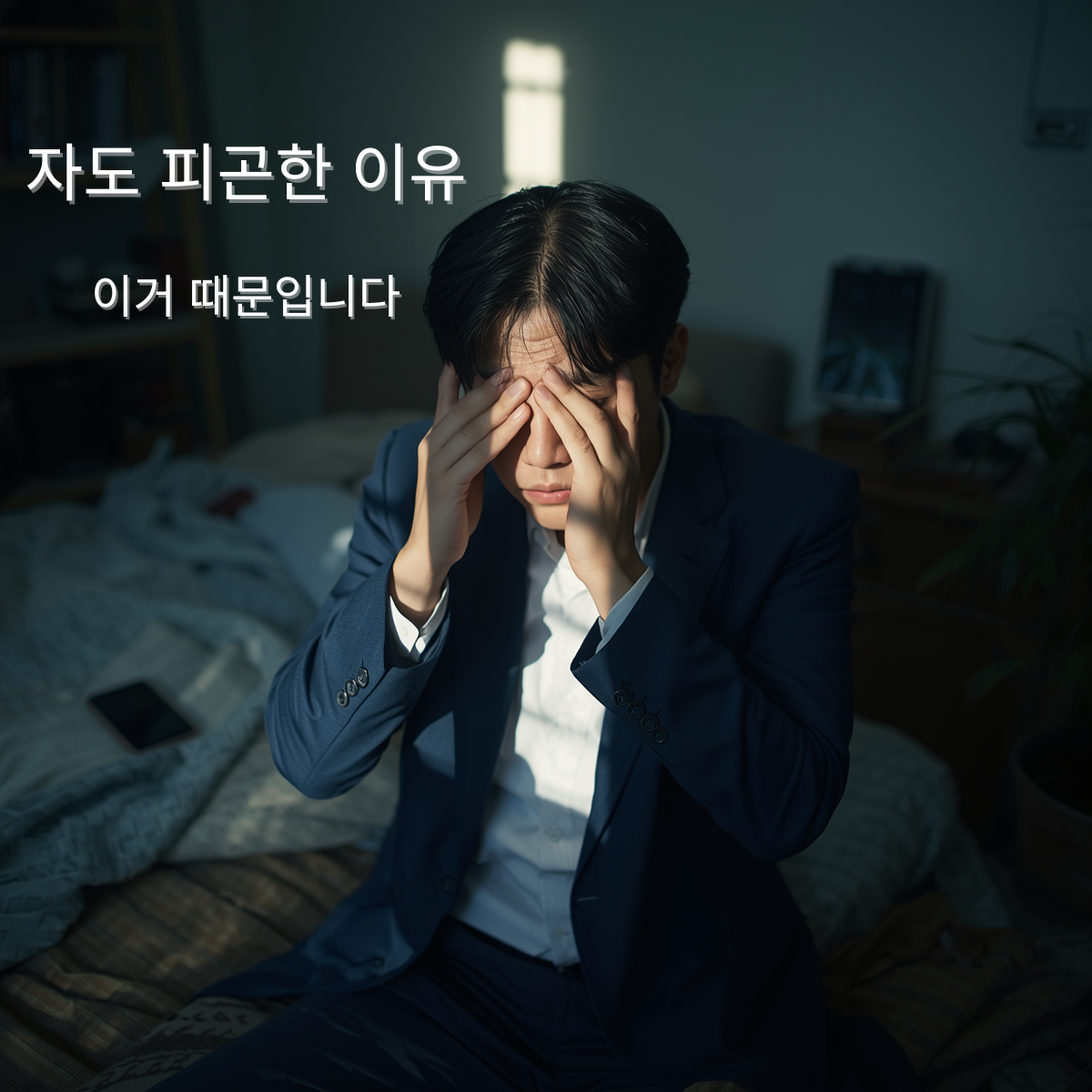 자도 피곤한 이유를 보여주는 직장인 모습