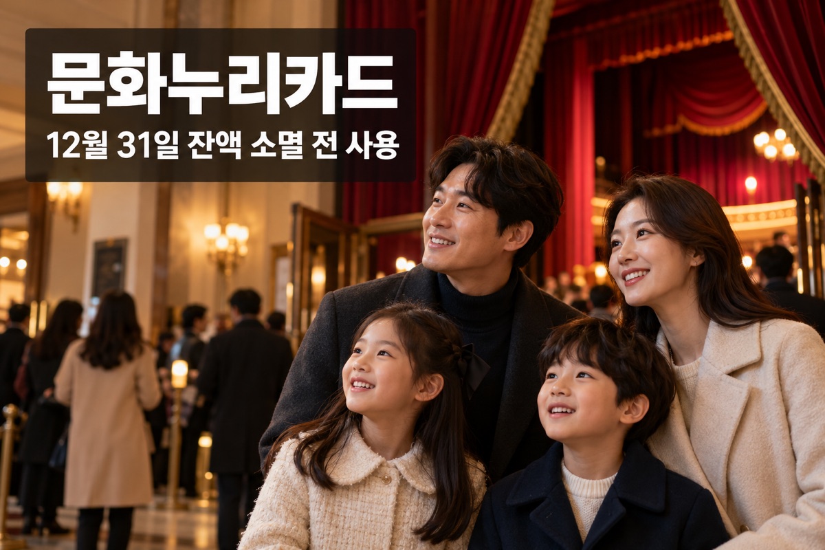 문화누리카드 2026 잔액 12월 31일 소멸, 발급 마감과 연말 사용처
