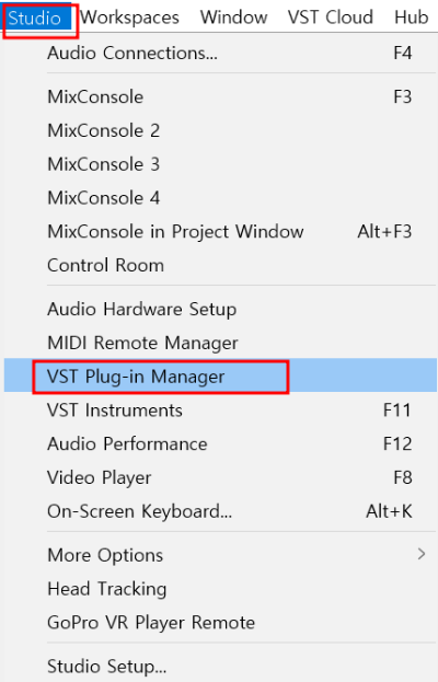 VST Plug-in Manager