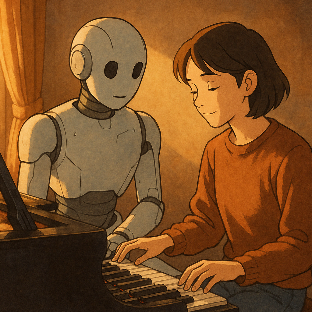 &ldquo;인간과 인공지능이 한 대의 피아노를 함께 연주하는 장면&rdquo;