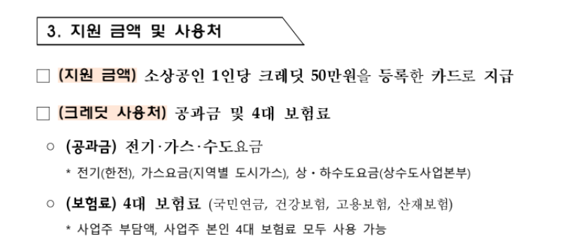 소상공인 지원금