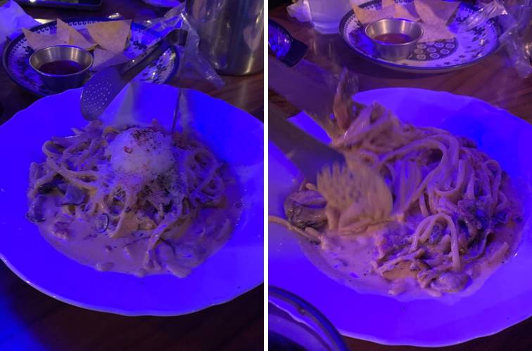 버섯 무덤 파스타