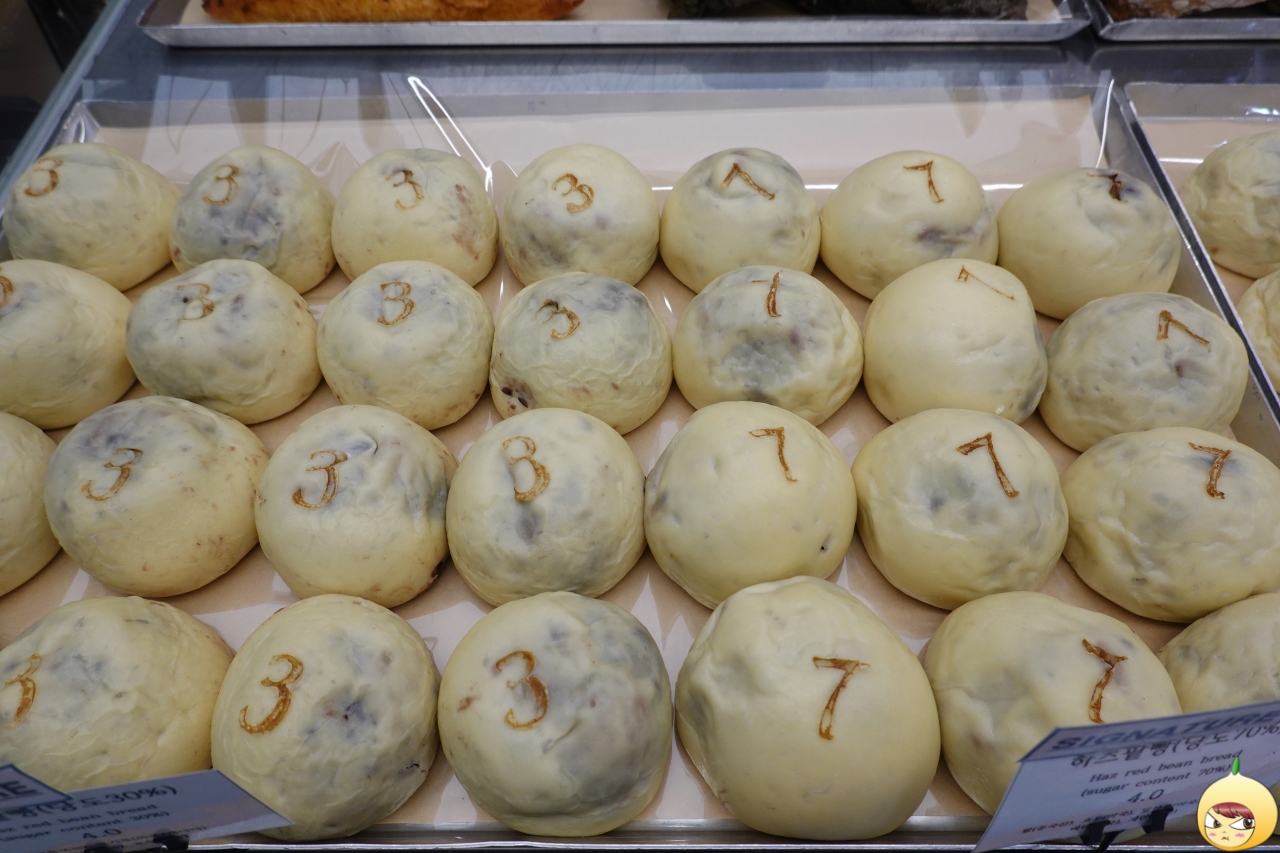 하츠팥빵 당도 30%와 70%