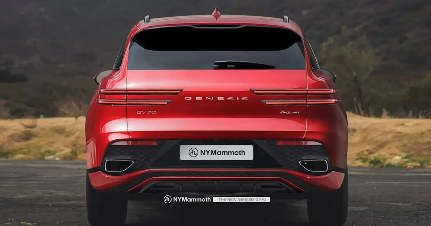 제네시스 GV70 페이스리프트 예상도