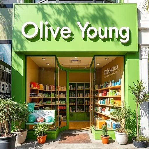 올리브 영 이미지 사진