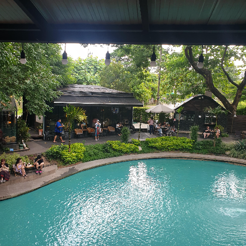 치앙마이 카페 투어 ⑤ : 인생샷을 찍을 수 있는 뷰 맛집 (No. 39 Cafe) _ 2층에서 내려다 본 전경