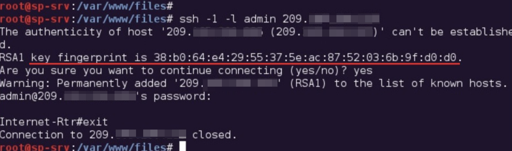 SSH known_host