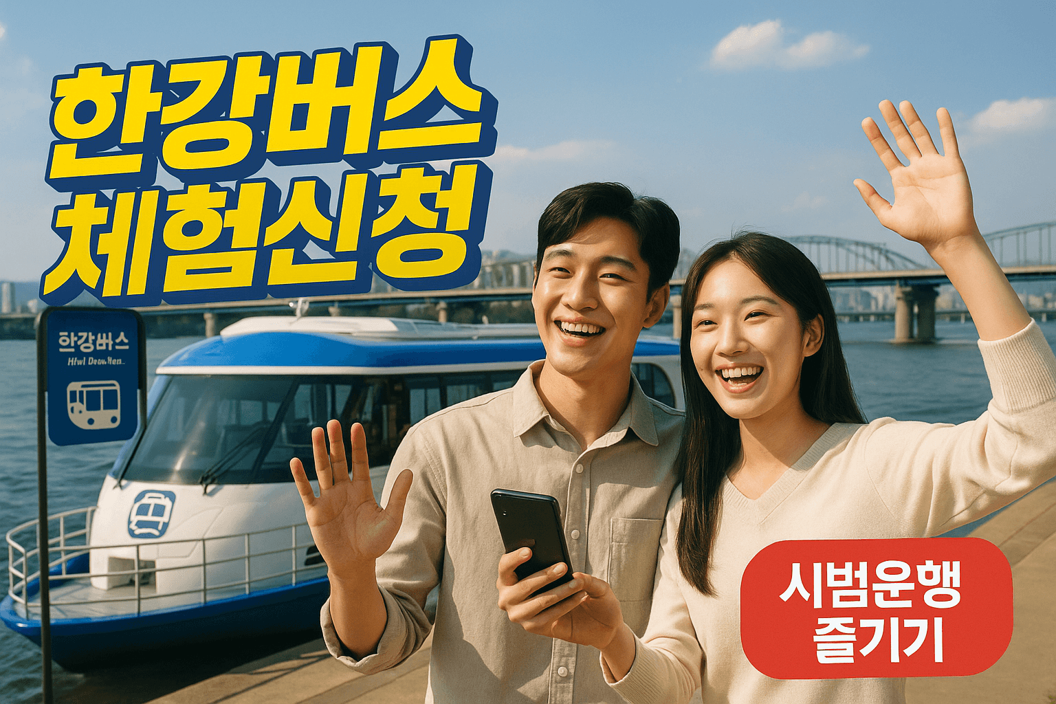 한강버스 체험신청으로 시범운행 즐기기