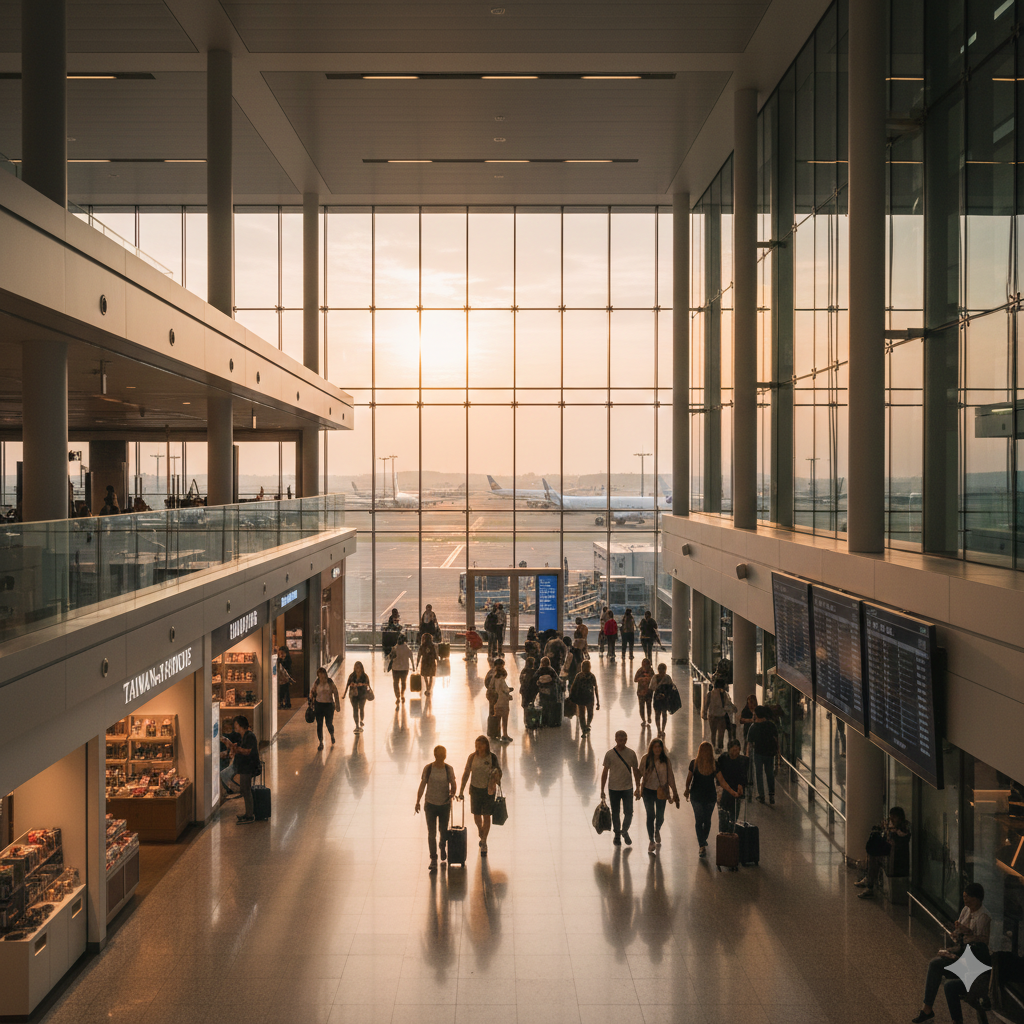 공항시설도 깔끔하고 입국절차도 편리한 타오위안 공항