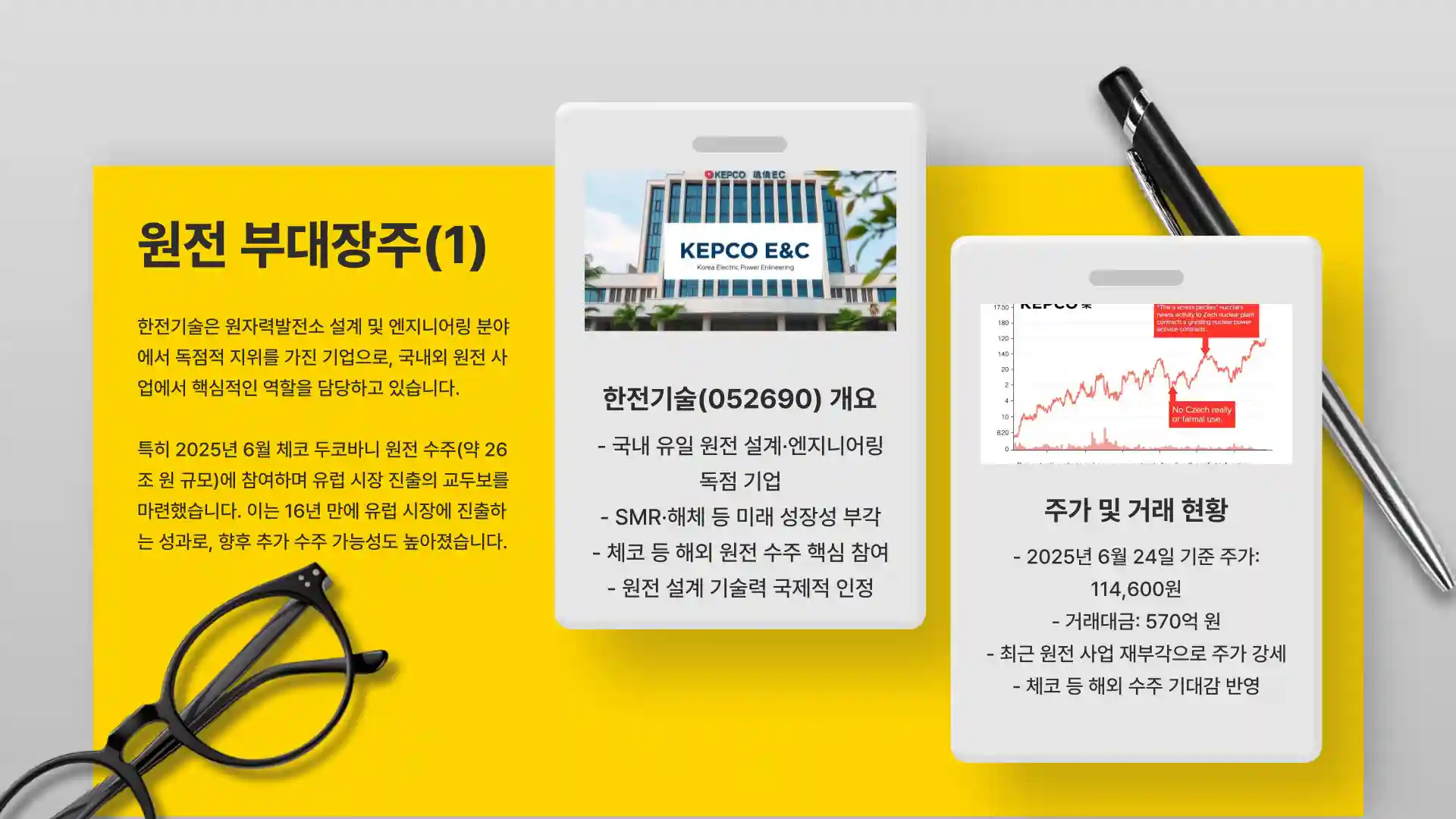 원자력 원전 관련주 대장주