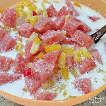 화채만드는방법 황금레시피 달달한 화채로 여름이겨내기 완벽 음료 만들기_9