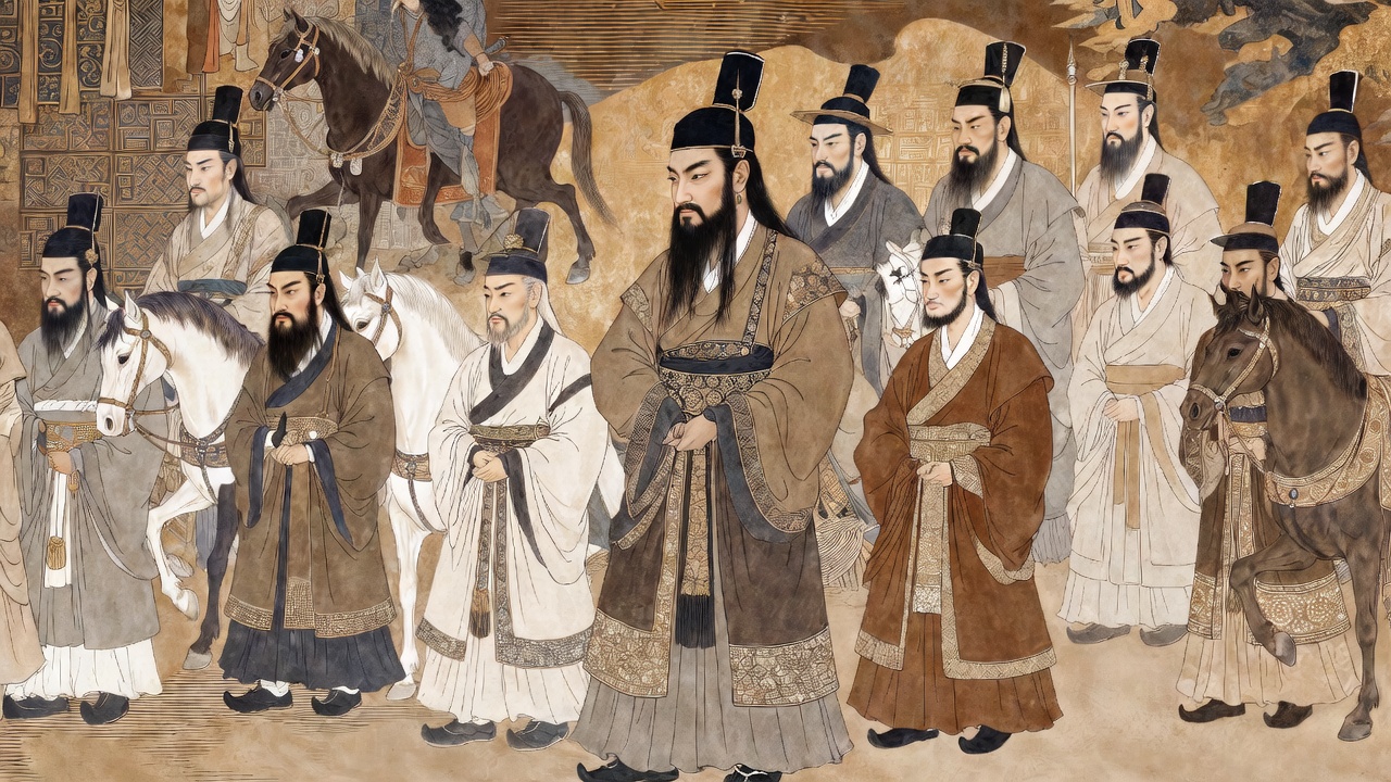 북방계 얼굴의 개마무사