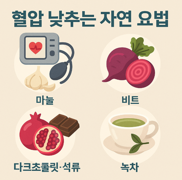 혈압 낮추는 자연요법 관련 이미지