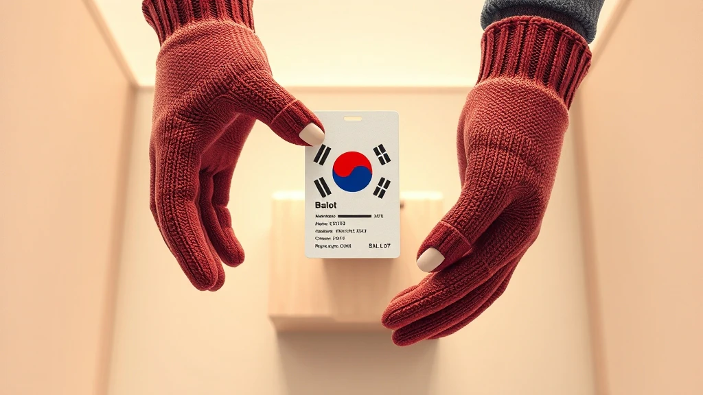 선거함에 손을 넣고 있는 AI 이미지